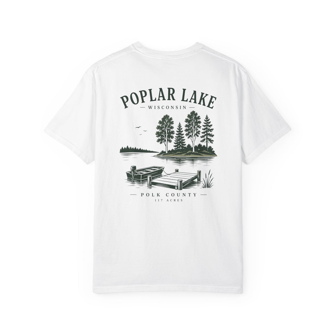 Poplar Lake T-Shirt — Scenic Wisconsin Lake Graphic Tee