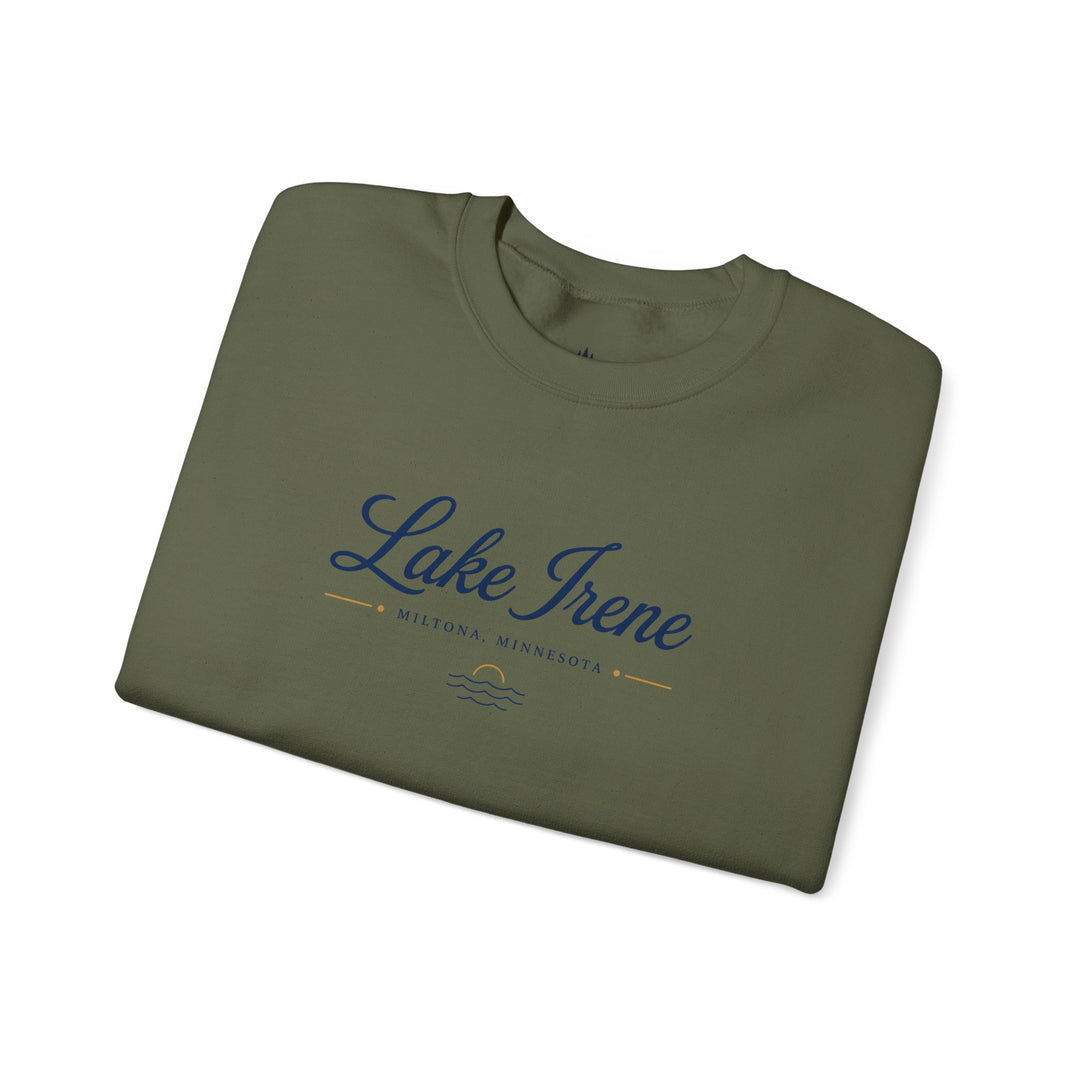 Lake Irene Miltona, Minnesota Crewneck Sweatshirt