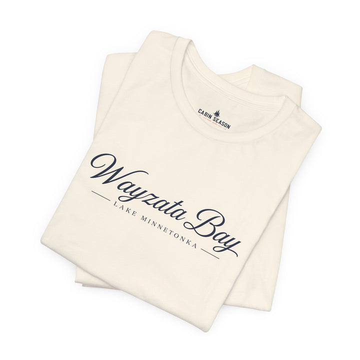 Wayzata Bay Script Tee - Minnesota Lake Script T-Shirt