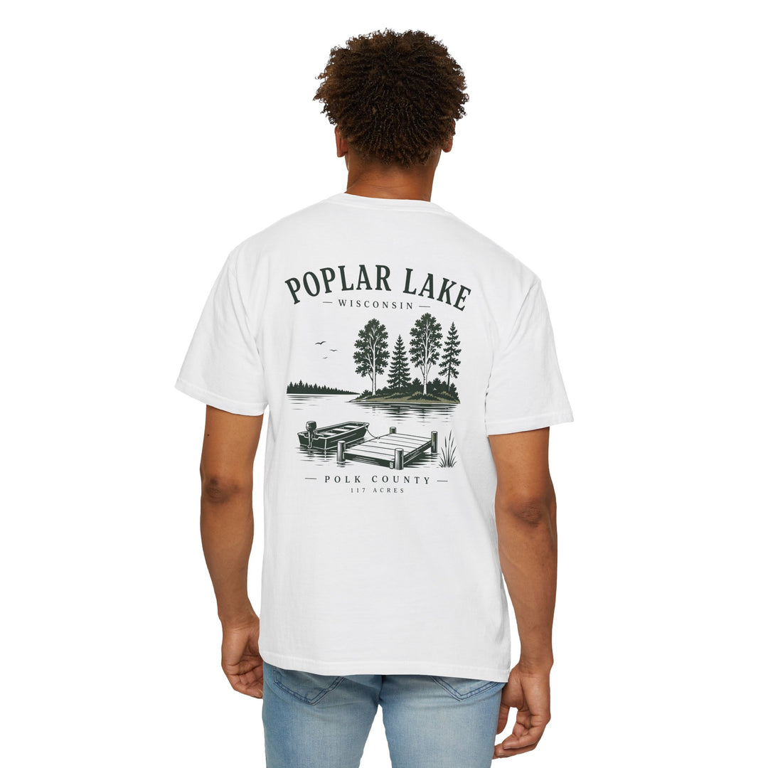 Poplar Lake T-Shirt — Scenic Wisconsin Lake Graphic Tee