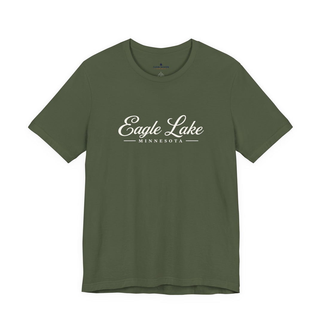 Eagle Lake Minnesota Script Tee
