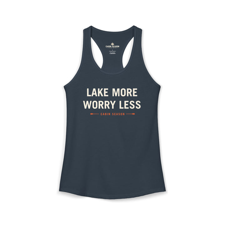 Lake More Worry Less Women&