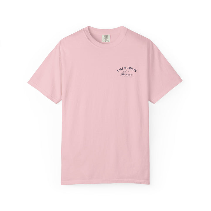 Lake Michigan Beach T-Shirt — Vintage Coastal Scenic Tee