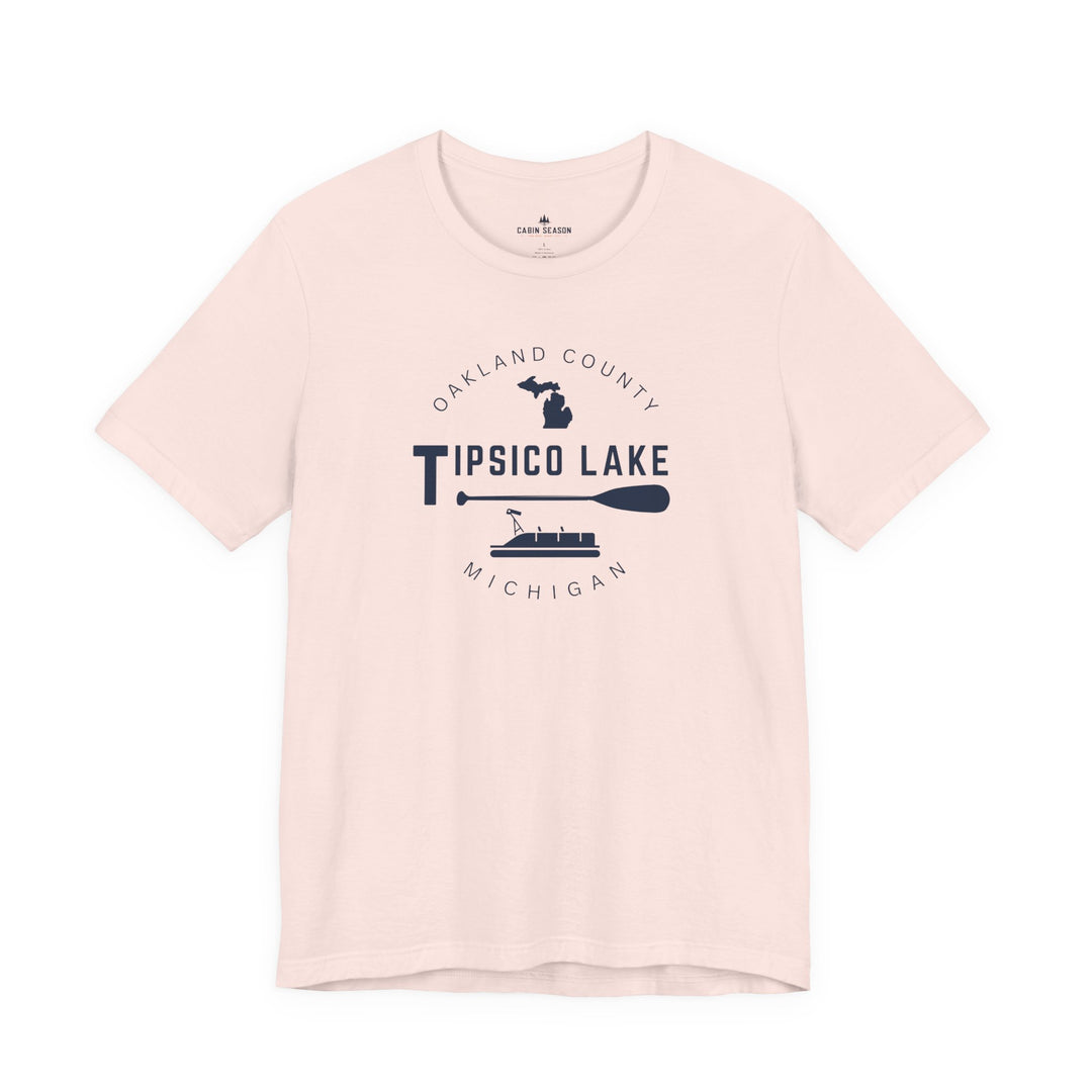 Tipsico Lake Tee — Oakland County Michigan Lake Shirt