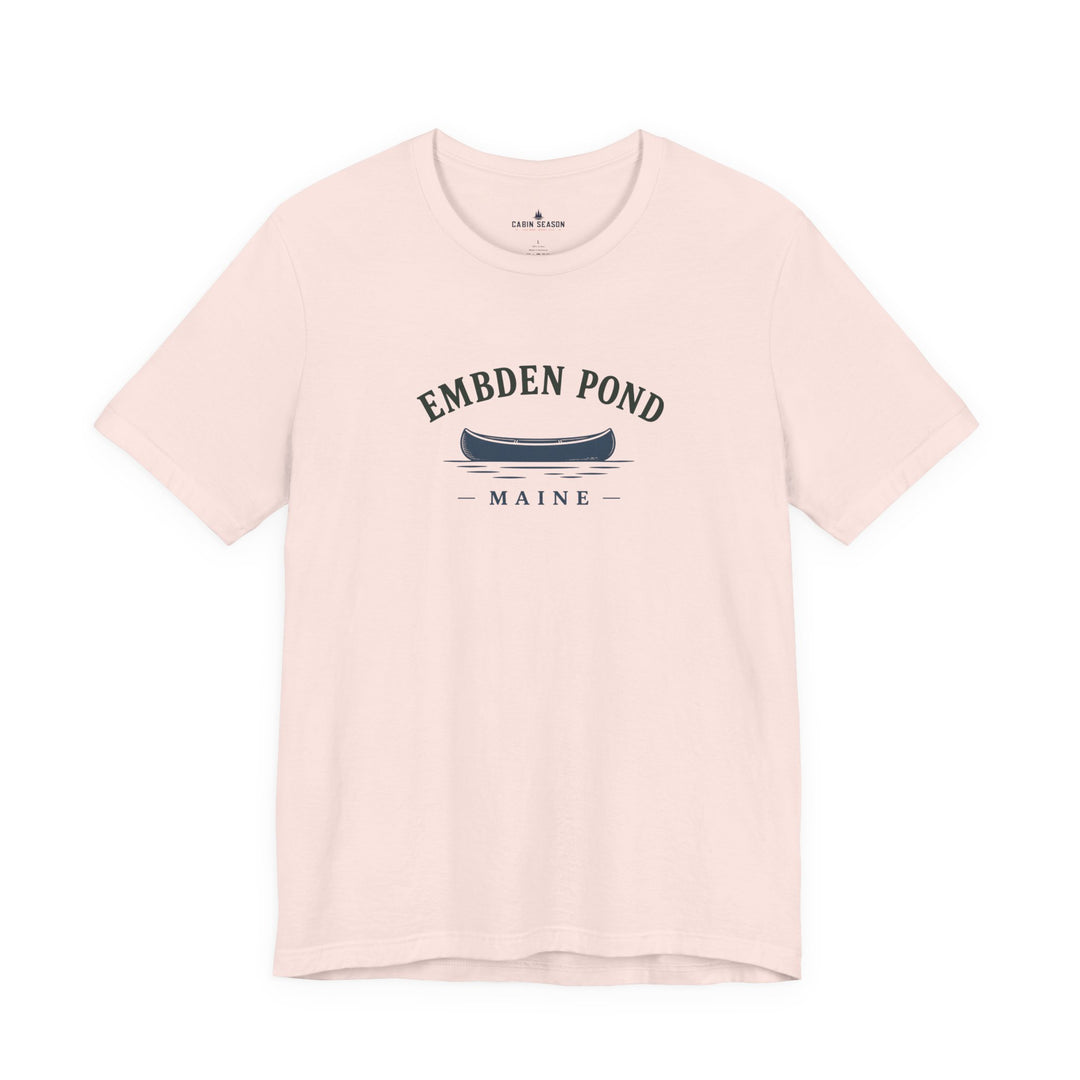 Embden Pond Maine Canoe Tee