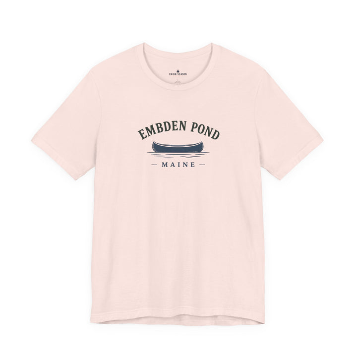 Embden Pond Maine Canoe Tee