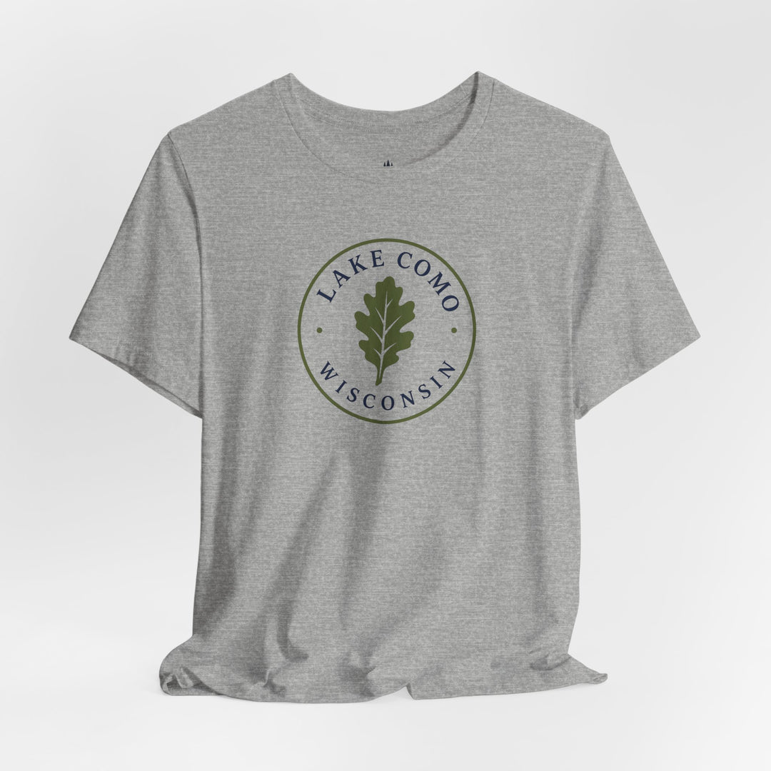 Lake Como Wisconsin Oak Leaf Tee