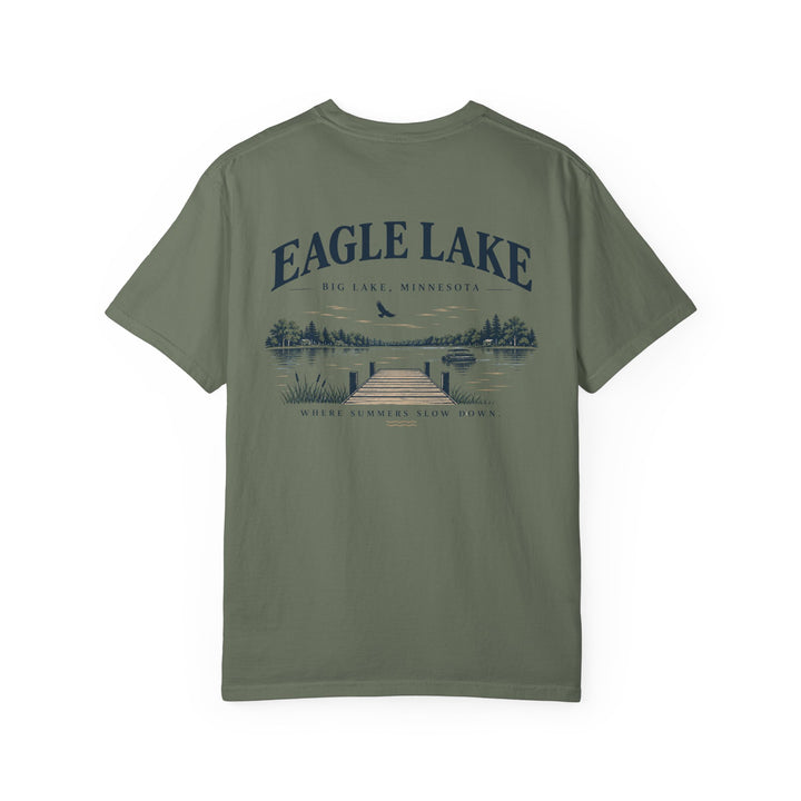 Eagle Lake T-Shirt - Vintage Lakeside Graphic (Eagle Lake - Big Lake, MN)