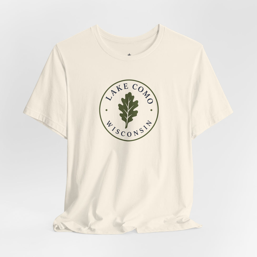 Lake Como Wisconsin Oak Leaf Tee