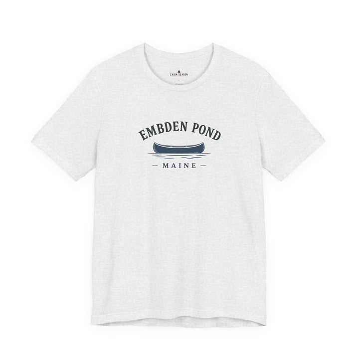 Embden Pond Maine Canoe Tee