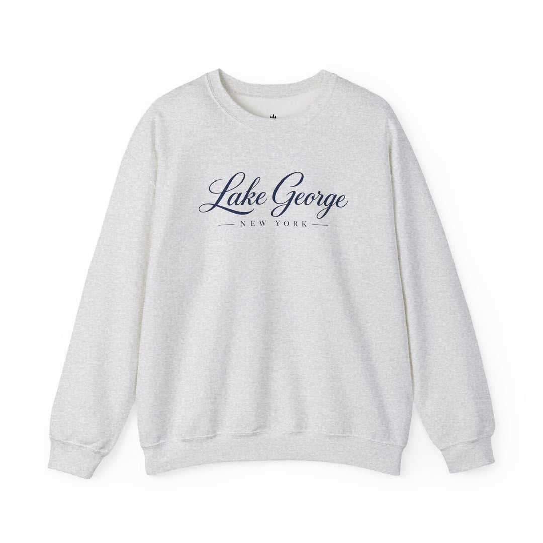 Lake George Sweatshirt | New York Lake Script Crewneck