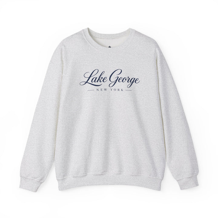 Lake George Sweatshirt | New York Lake Script Crewneck