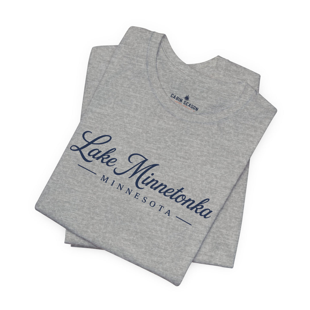 Lake Minnetonka Tee - Minnesota Lake Script Shirt