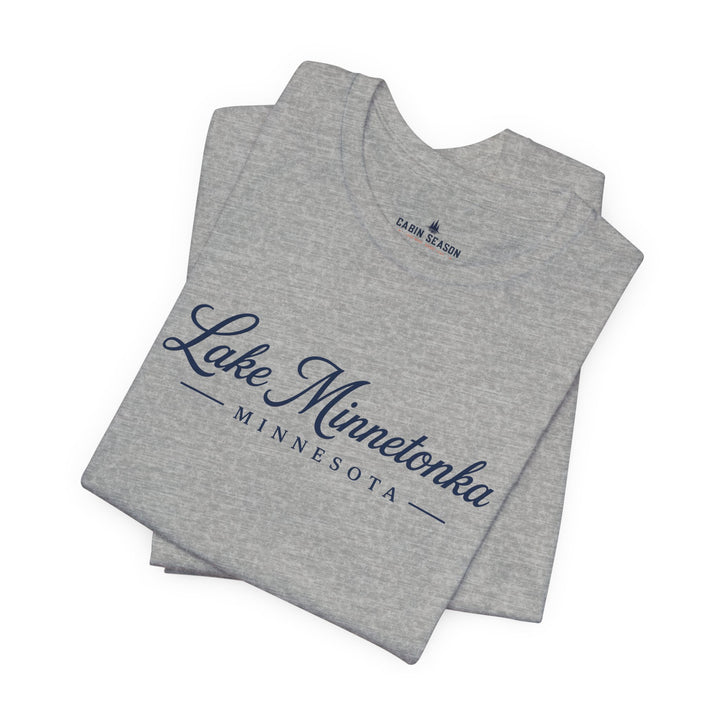 Lake Minnetonka Tee - Minnesota Lake Script Shirt