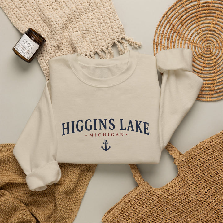 Higgins Lake - Michigan Crewneck Sweatshirt
