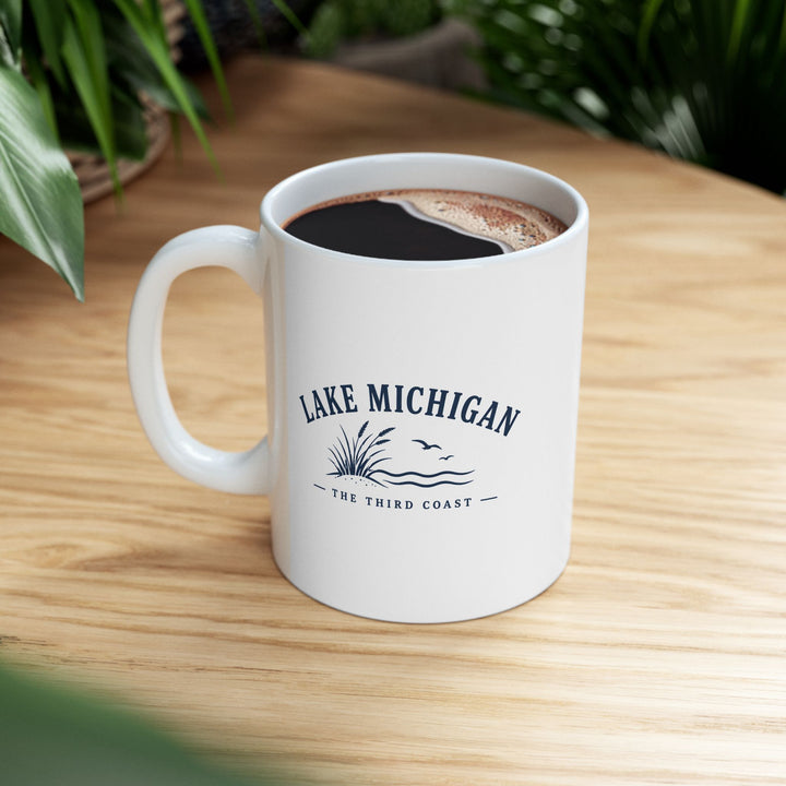 Lake Michigan Mug — Lakeside Calm Coffee Cup (11oz &amp; 15oz)