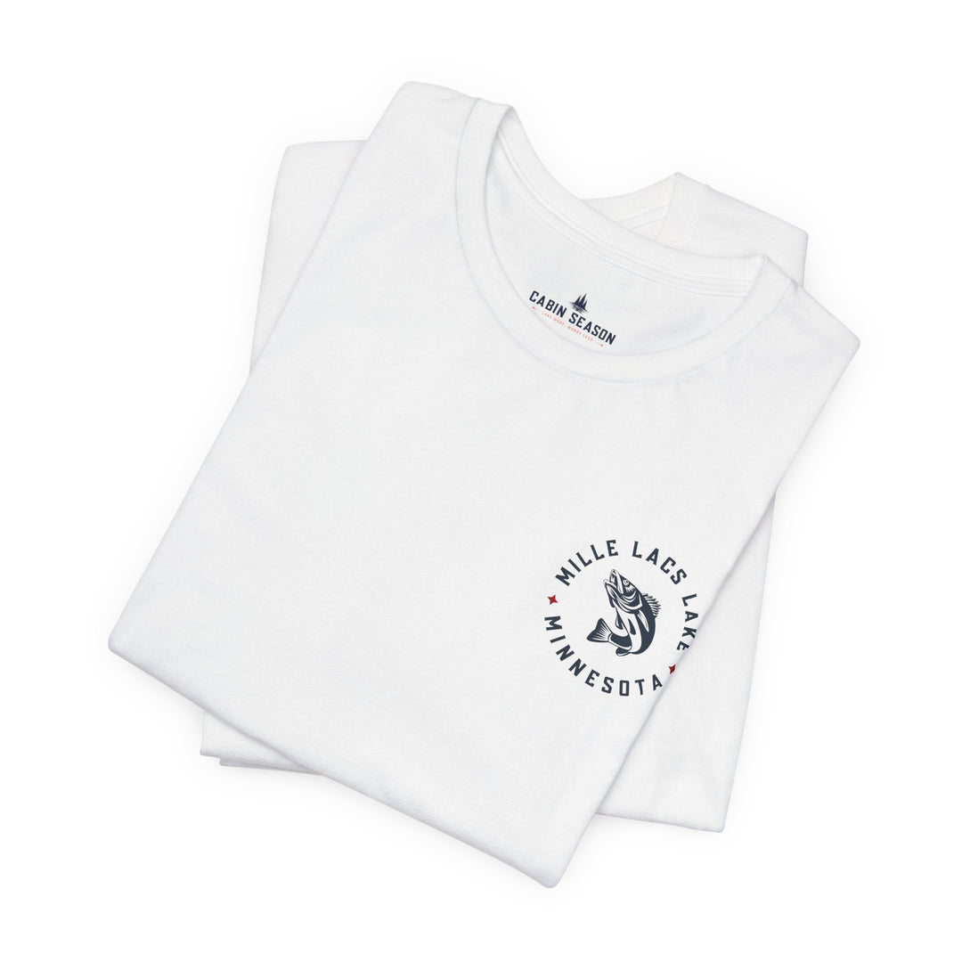 Mille Lacs Lake - Big Water Big Stories Tee