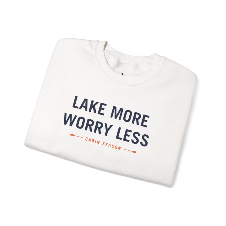 Cabin Season “Lake More, Worry Less” Crewneck Sweatshirt