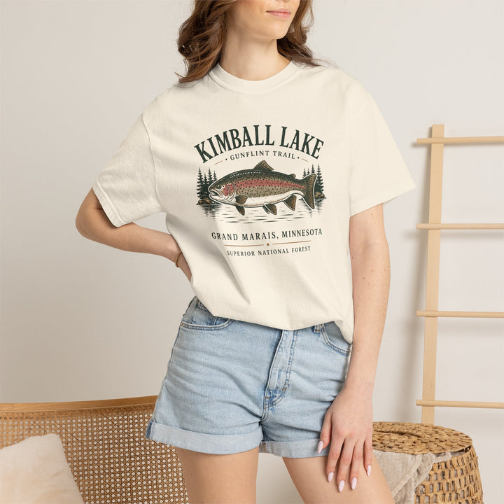Kimball Lake T‑Shirt — Trout Fishing Minnesota Lake Tee