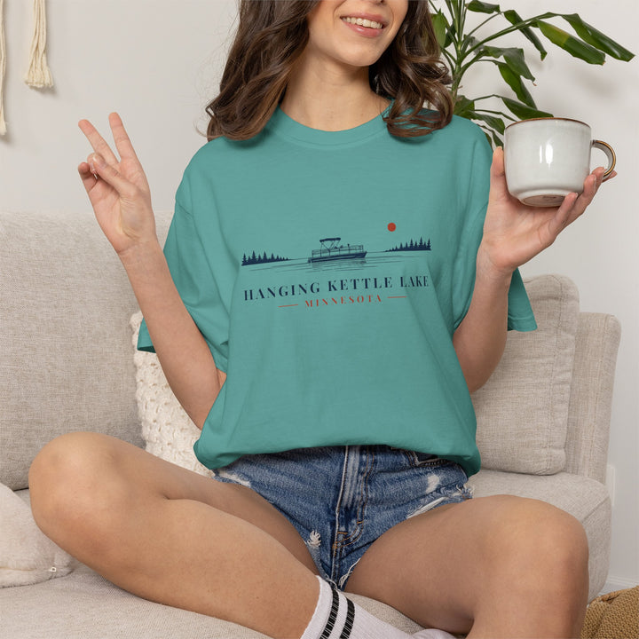 Hanging Kettle Lake Pontoon Sus Tee
