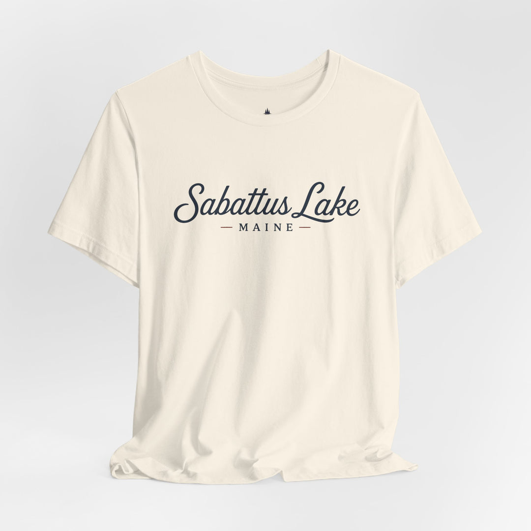 Sabattus Lake Maine Tee — Classic Maine Lake T‑Shirt