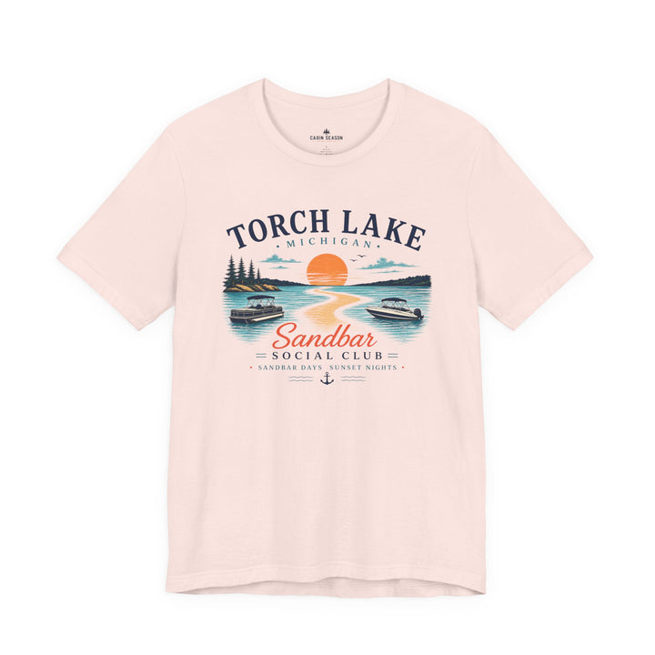 Torch Lake Sandbar Social Club T-Shirt