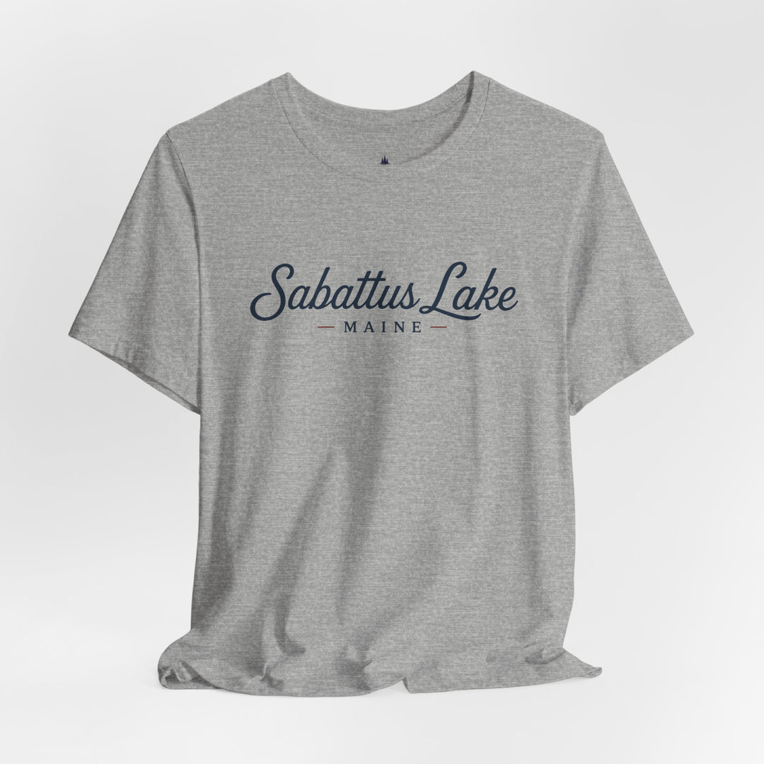 Sabattus Lake Maine Tee — Classic Maine Lake T‑Shirt