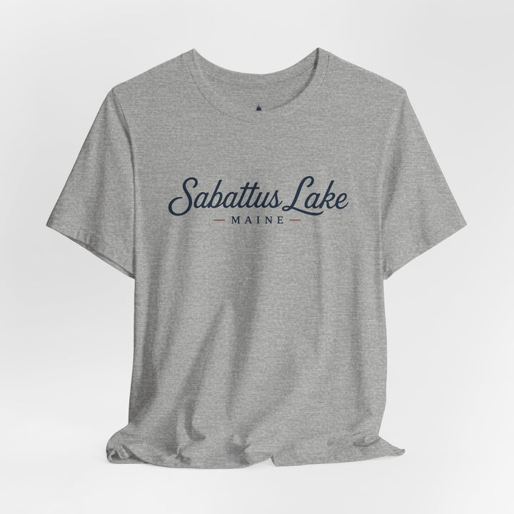 Sabattus Lake Maine Tee — Classic Maine Lake T‑Shirt