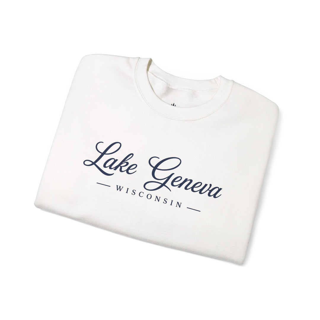 Lake Geneva Wisconsin Sweatshirt | Wisconsin Lake Script Shirt