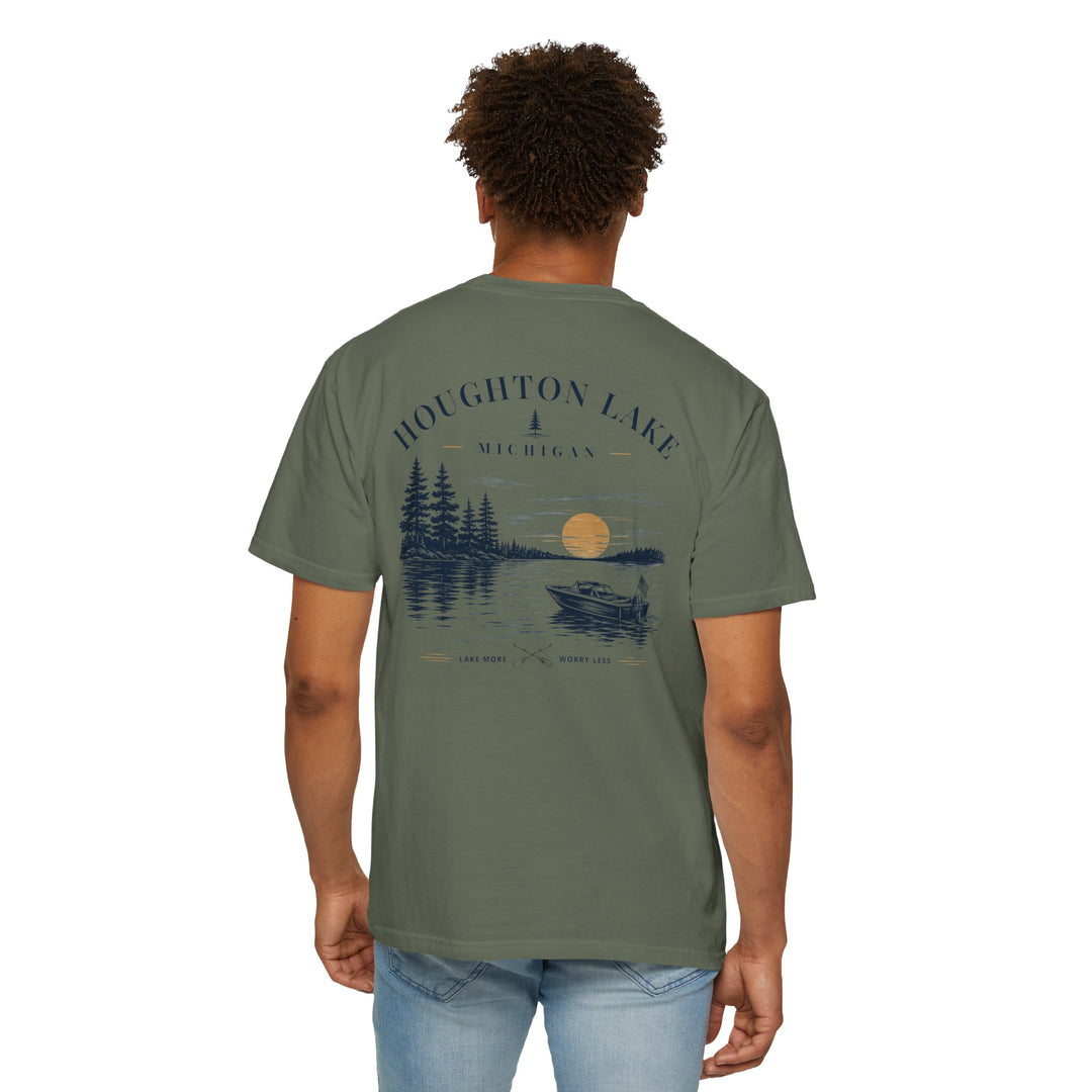 Houghton Lake Michigan Vintage Tee