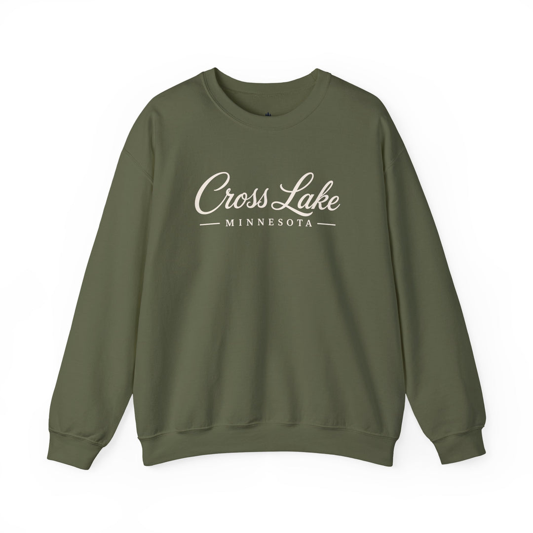 Cross Lake Minnesota Crewneck Sweatshirt