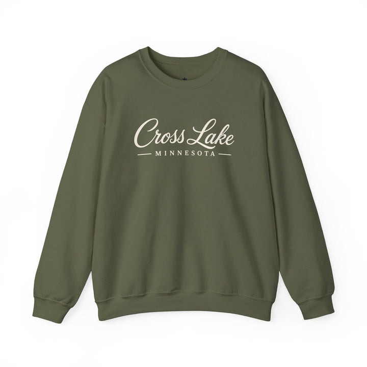 Cross Lake Minnesota Crewneck Sweatshirt