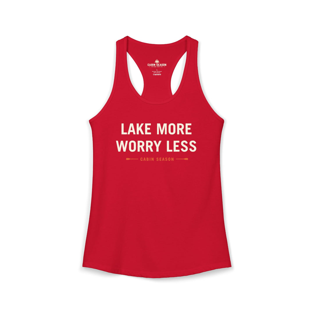 Lake More Worry Less Women&