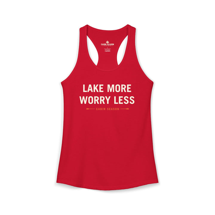 Lake More Worry Less Women&