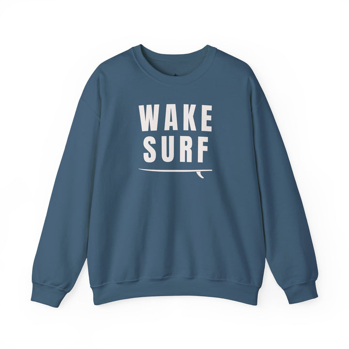 Wake Surf Sweatshirt | Wake Surfing Crewneck Sweatshirt