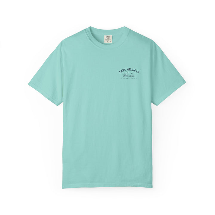 Lake Michigan Beach T-Shirt — Vintage Coastal Scenic Tee