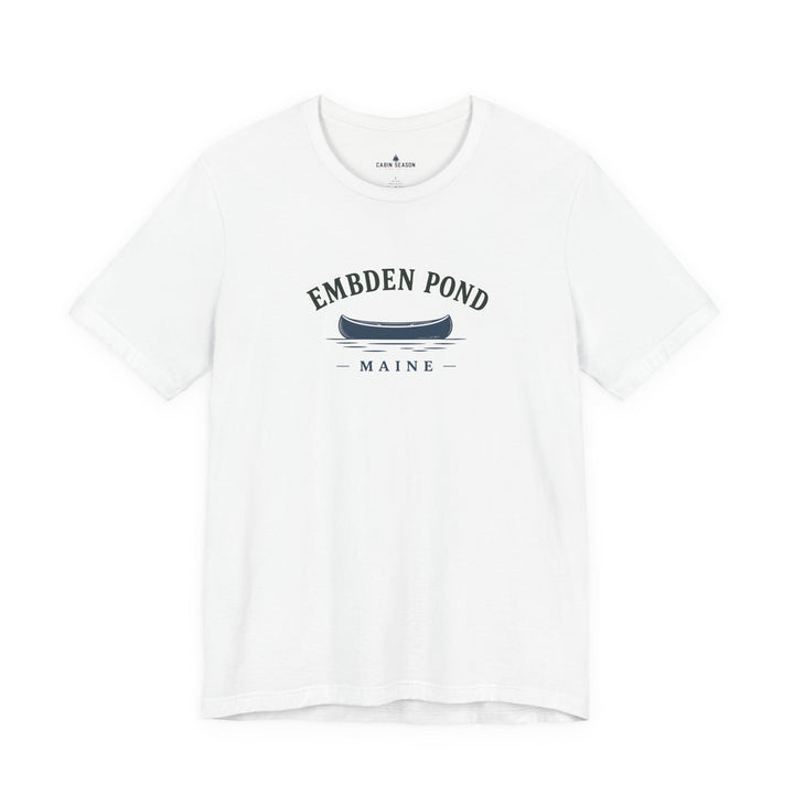 Embden Pond Maine Canoe Tee