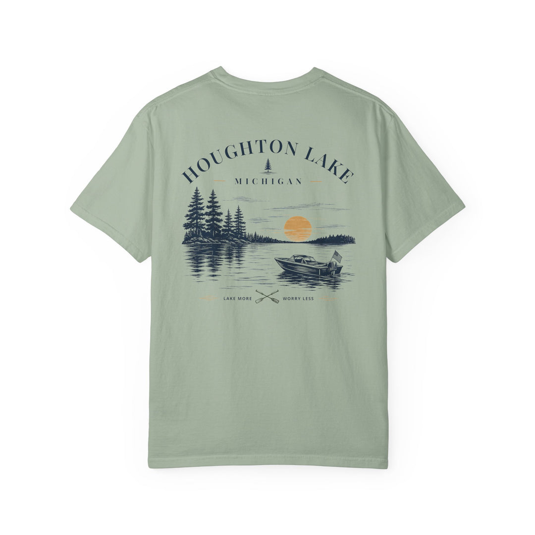 Houghton Lake Michigan Vintage Tee