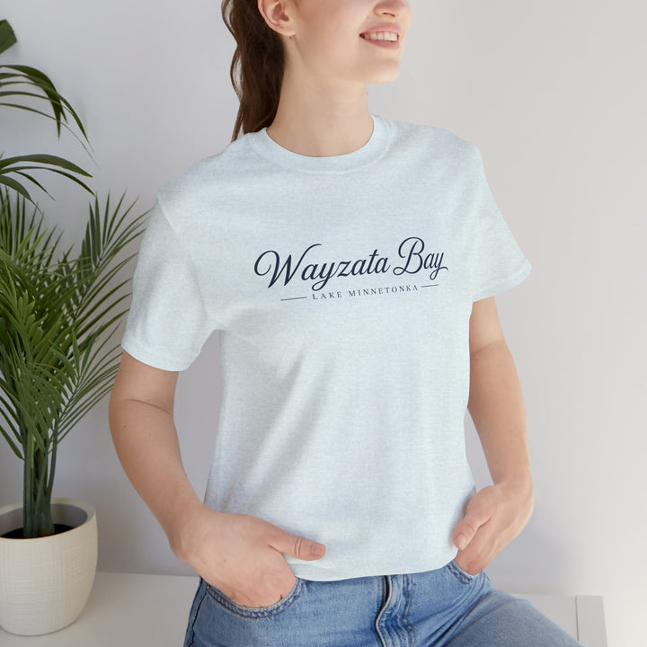 Wayzata Bay Script Tee - Minnesota Lake Script T-Shirt