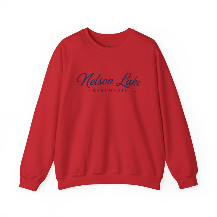 Nelson Lake Wisconsin Crewneck Sweatshirt