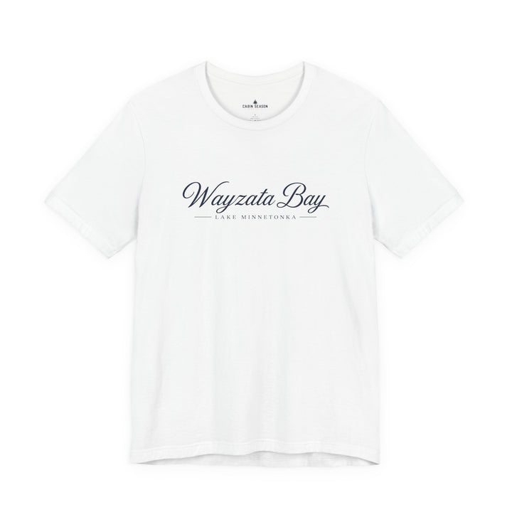 Wayzata Bay Script Tee - Minnesota Lake Script T-Shirt