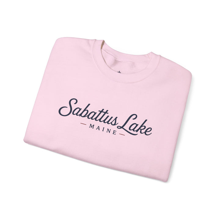 Sabattus Lake Maine Crewneck Sweatshirt