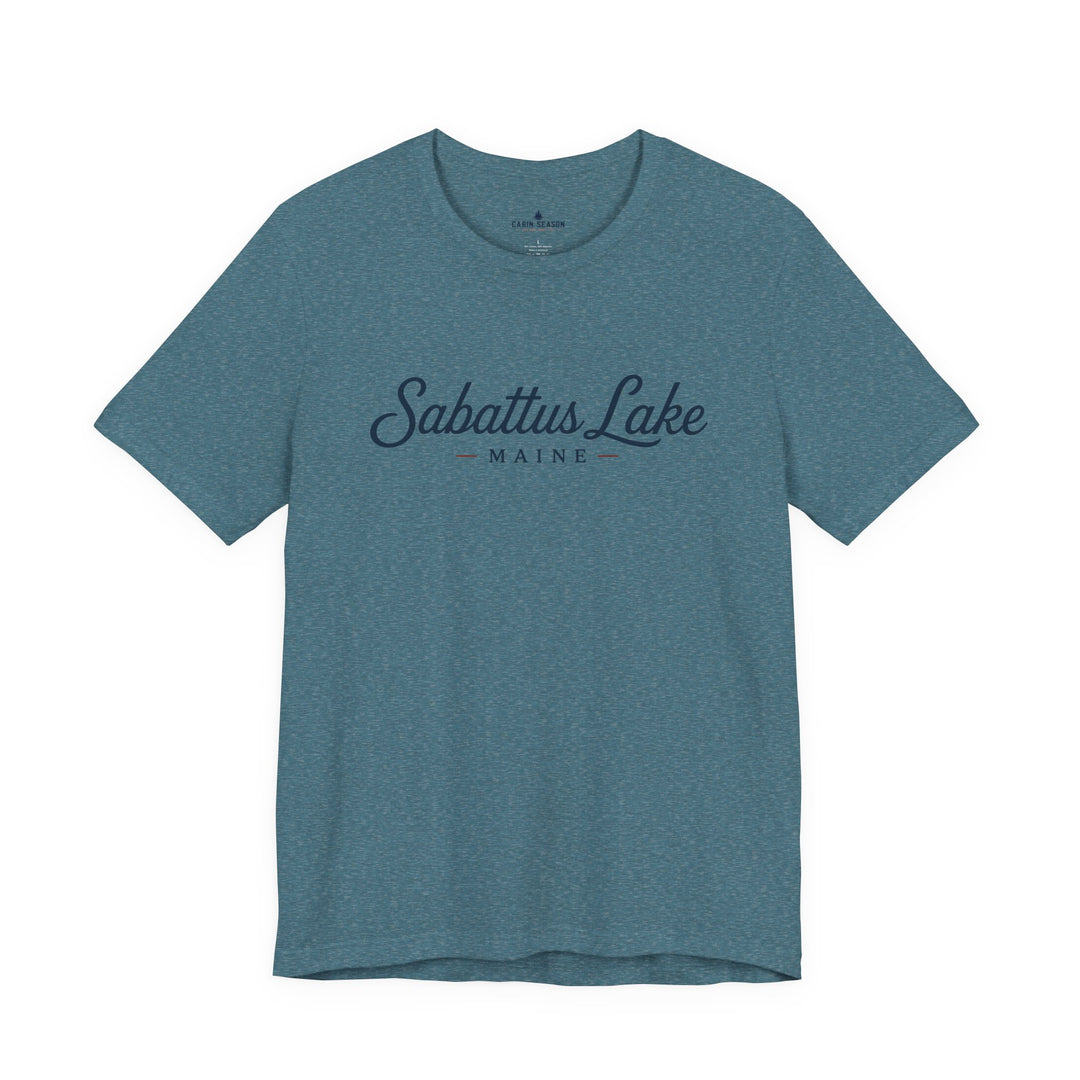 Sabattus Lake Maine Tee — Classic Maine Lake T‑Shirt
