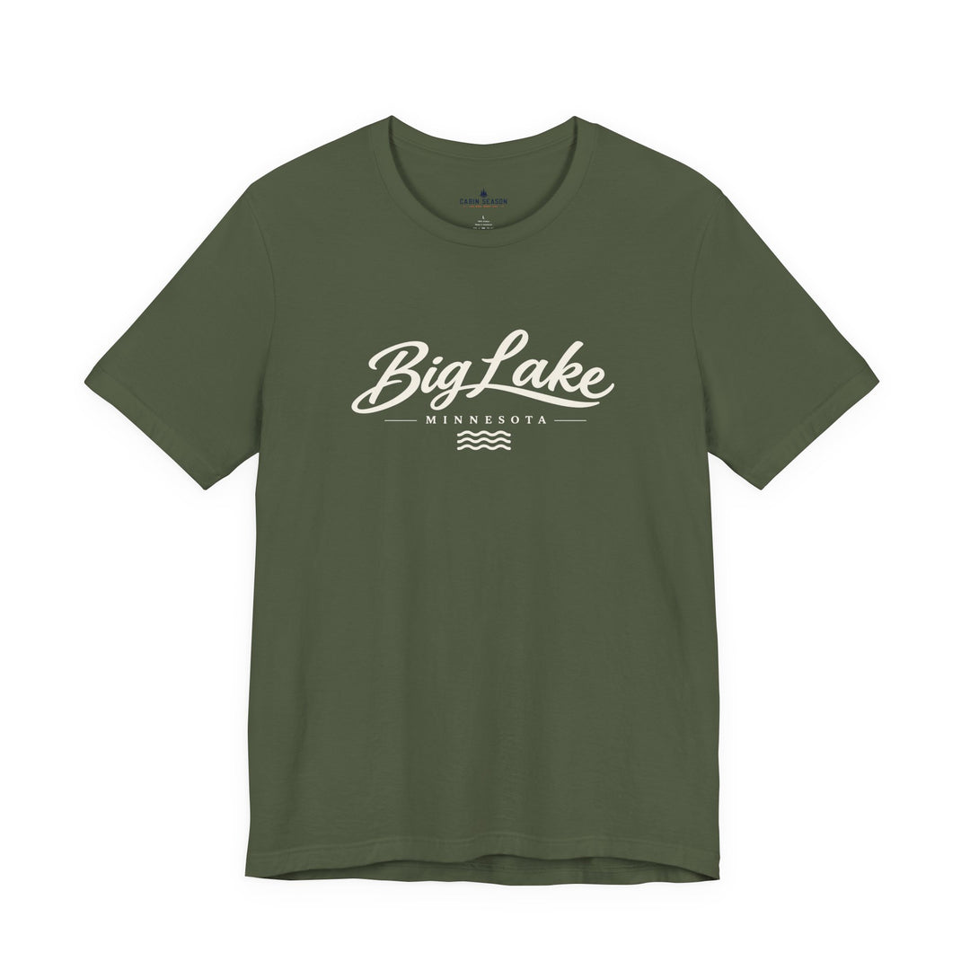 Big Lake Minnesota T-Shirt - Big Lake Script Tee