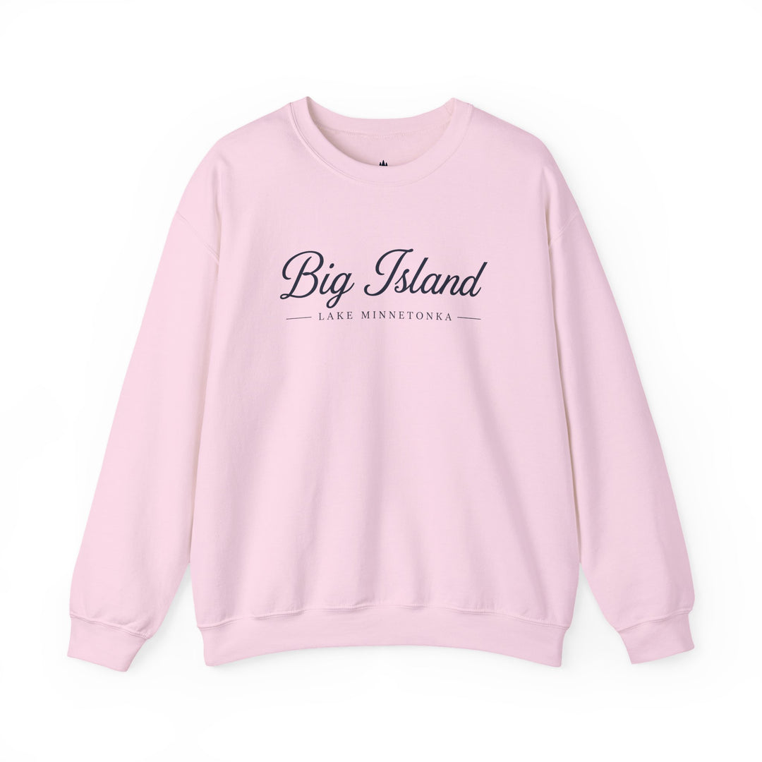 Big Island Crewneck Sweatshirt - Lake Minnetonka Script Pullover