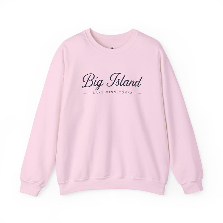 Big Island Crewneck Sweatshirt - Lake Minnetonka Script Pullover
