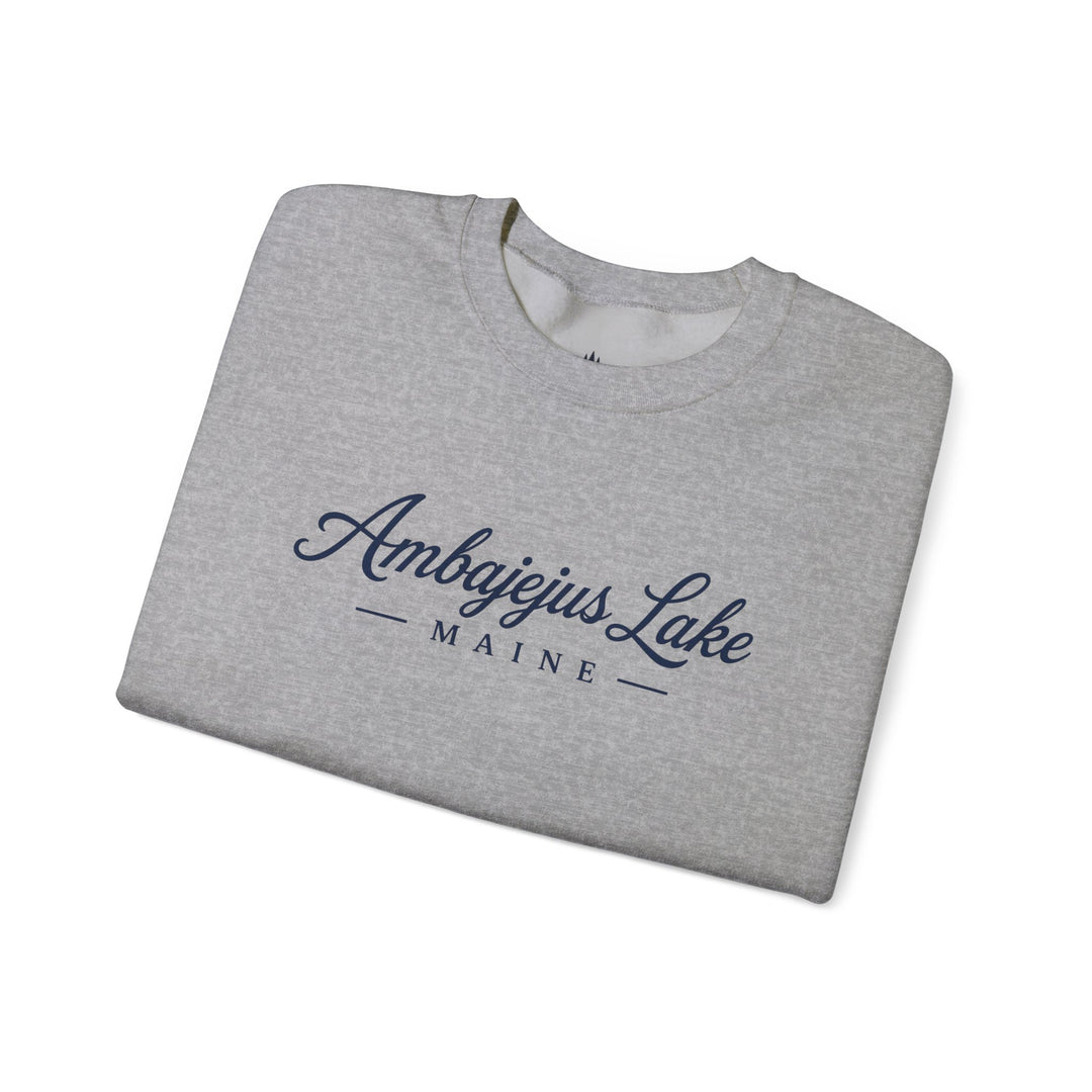 Ambajejus Lake Maine Crewneck Sweatshirt