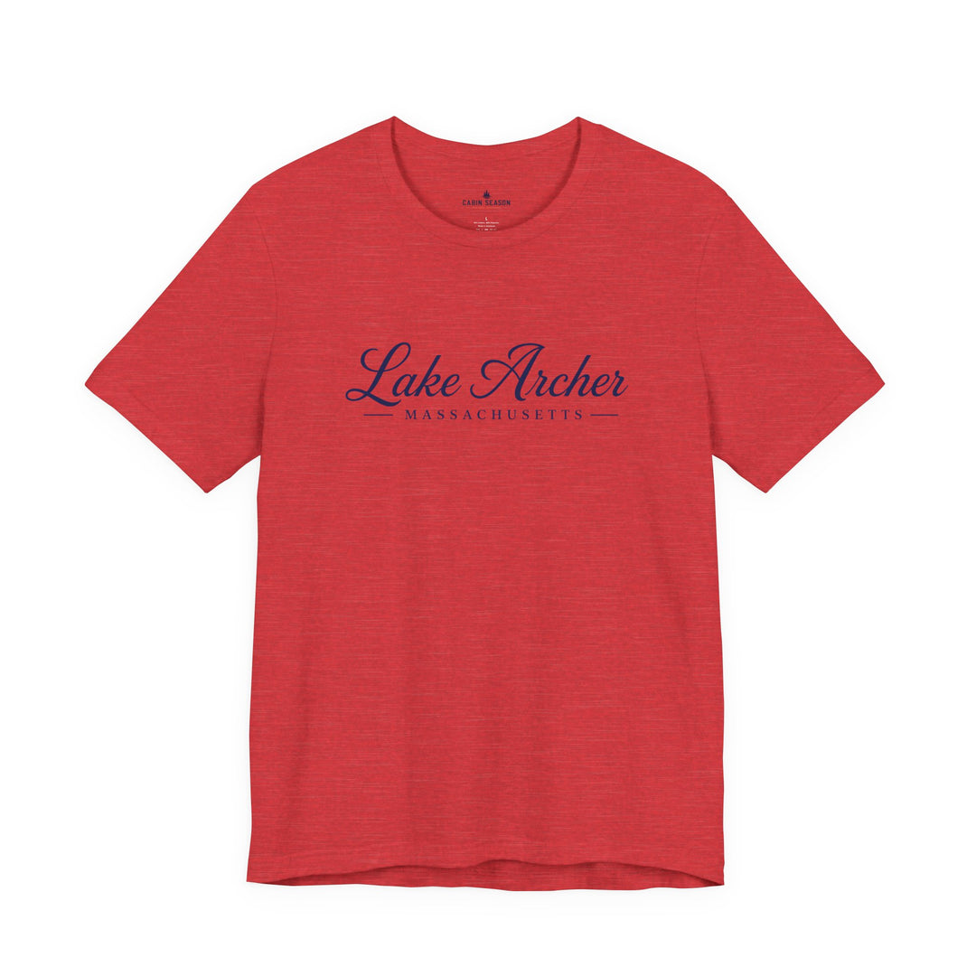 Lake Archer Massachusetts Script T-Shirt