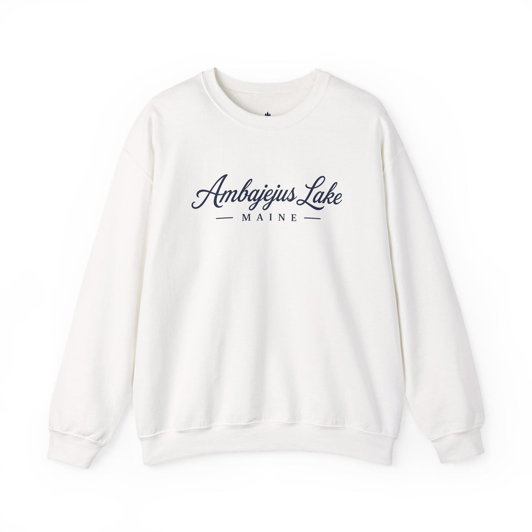 Ambajejus Lake Maine Crewneck Sweatshirt