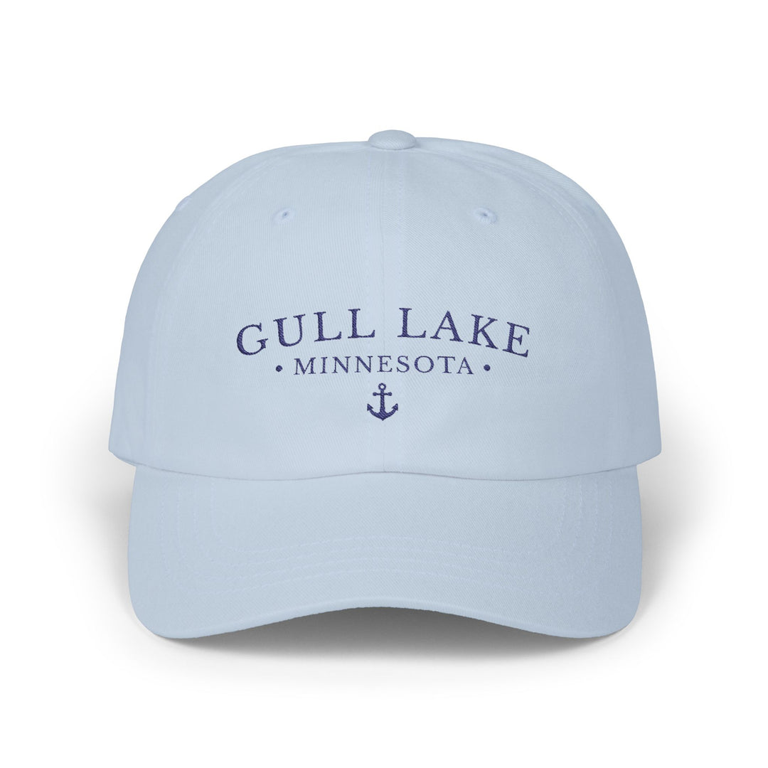 Gull Lake Minnesota Hat - Light Embroidered Anchor Hat